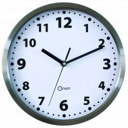 Horloge basique en inox Ø25