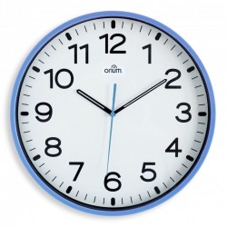 Horloge silencieuse Ø30 bleu