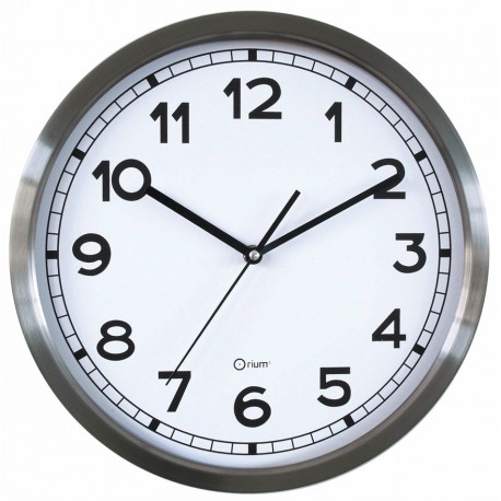 Horloge basique en métal Ø34