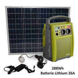Batterie autonome rechargeable solaire Mundus SparkLi 26288Wh