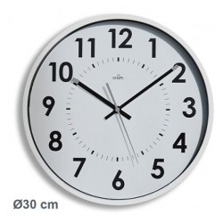 Horloge silencieuse Abylis Ø30cm - blanc