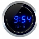 Horloge LED température et date Ø30